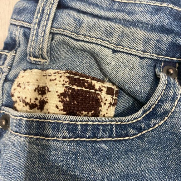 Rock and Roll Mid Rise Riding jeans with pocket detail - Picture 2 of 4